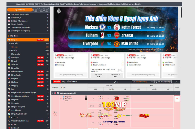 Ưu Đãi Đặc Biệt Khi Chơi BTI Sports Tại 100Vip